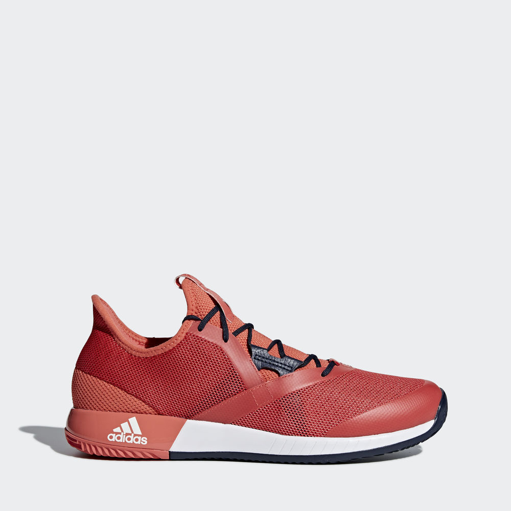 Adidas Adizero Defiant Bounce - παπούτσια τένις ανδρικα - Βαθυ Κοκκινα/Ασπρα/Σκουρο Μπλε,Μέγεθος: EU